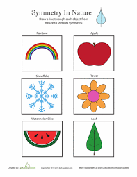 Symmetry In Nature Worksheet Education Com Symmetry Preschool Activities Kids Learning Activities