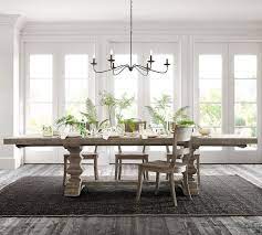 The durable materials of the abbott chunky leg dining table ensure the lasting beauty of this piece that will be at the center of your. Banks Extending Dining Table Pottery Barn