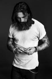 Men with long hair and beard and tattoos. Long Hair Male Models With Tattoos Novocom Top