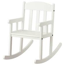 Rocking chairs have a classic wing style and are so elegant. Sundvik Rocking Chair White Ikea