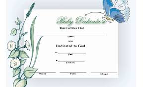 Christian Pastors And Others Can Use This Printable Certificate When Dedicating A Baby Or Ch Baby Dedication Certificate Baby Dedication Printable Certificates