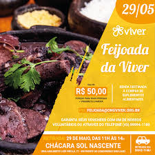 Está lançada a Feijoada da Viver 2022! - Acontecendo - Dia a Dia :) - ONG  Viver
