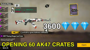 50 players parachute onto a remote island, every man for himself. Opening 60 Dragon Ak Crates 3600 Diamonds Free Fire Battlegrounds By Technical Kk