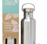 AllEco® Edelstahl Trinkflasche 750ml doppelwandig