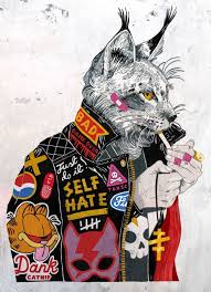 It Is A Tale Told By An Idiot Full Of Sound And Fury Signifying Nothing Macbeth Act 5 Scene Pop Art Cat Art Animal Art