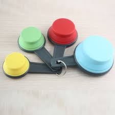 4pcs silicone measuring cake cup spoon