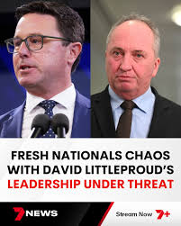 7NEWS can exclusively reveal New England MP Barnaby Joyce moving to replace  the Nationals leader after a chaotic week in Canberra. 📌 MORE:  tinyurl.com/yvh4srcp