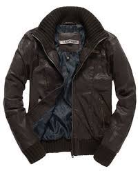 Mens Rickman Bomber In Dark Brown Superdry Leather Jacket Men Leather Jacket Mens Leather Jacket Motorcycle