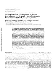 Pdf) Determination Of Total Proteins In Cow Milk Powder Samples: A  Comparative Study Between The Kjeldahl Method And Spectrophotometric Methods  | Dimas Zaia - Academia.Edu