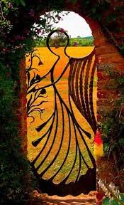 Golden Angel Birtsmorton England Photo Via Juanice Garden Gates Bohemian Garden Garden Spaces