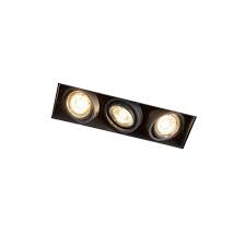 Recessed Spotlight Black Trimless Oneon 3 Recessed Spotlights Modern Rectangle Spotlight