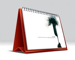 Calligraphy Table Top Calendar By Nitin Bhoir Via Behance Table Calendar Wallpaper Trends Calendar Design