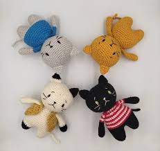 Katze Amigurumi Anleitung Häkelanleitung Katzen Anleitung Amigurumi Katze  Anleitung PDF Gat die kleine Katze Anleitung