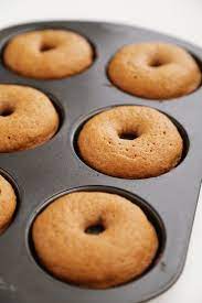 Soft Pumpkin Donuts With Cream Cheese Glaze Recipe Pumpkin Donuts Baked Donut Recipes Cake Donuts