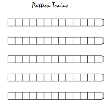 Quick And Easy Daily Pattern Practice With Snap Cube Trains Math Patterns Trains Preschool Preschool Patterns