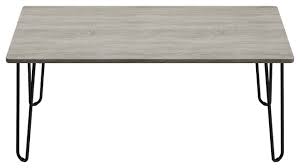 Spruce up your lounge with the industrial style habitat klark coffee table. Lavish Home Coffee Table With Hairpin Legs Modern Furniture Industrial Coffee Tables By Trademark Global Houzz