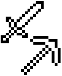 Download or print this amazing coloring page: Minecraft Pickaxe And Sword Topcoloringpages Net