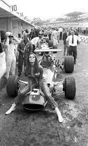 Ferrari Girl During British Grand Prix 1968 Racing British Grand Prix Classic Racing Cars