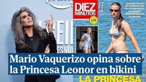 Mario Vaquerizo opina sobre las fotos de la Princesa Leonor en bikini -  YouTube