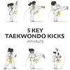 Taekwondo (also known as tae kwon do) is the art of self defense that originated in korea. 3
