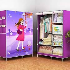 38 creative clothes storage solutions 30 best closet anizing ideas how 5 clothes closets with storage ideas to 15 shoe storage secrets only the pros 8 amazing e saving storage ideas. Buy Svk Dream Creative Cabinet Easy Installation Folding Wardrobe Cupboard Foldable Storage Rack 5 5 Feet Collapsible Clothes Organizer Features Price Reviews Online In India Justdial