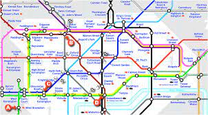 District Line London Underground Web Learning Tube, Secondary, Route 1