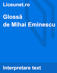 Ce e val, ca valul trece. Glossa Comentariu Pe Strofe