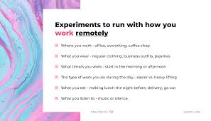 Sep 30, 2019 · breaks and lunch periods are times, specified by the employer, during which nonexempt employees are not actively working on the job. 11 Best Practices For Working Remotely