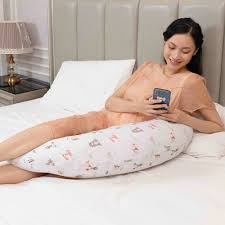 Gối cho mẹ bầu Mongsure, Gray họa tiết - MomMomCare.Com - Baby, Kid and Mom.
