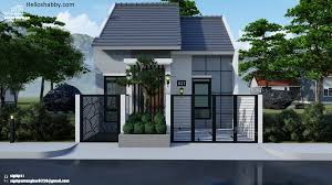 Nge trend tampak depan rumah minimalis 2 lantai lebar 6 meter tampak depan rumah minimalis 2 lantai lebar 6 meter lagi banyak dicari trus yang lagi nge trend seperti apa ya yuk mari mengulik lebih. Desain Rumah Ukuran 6 X 11 M 1 Lantai Model Minimalis Dengan Batu Alam Helloshabby Com Interior And Exterior Solutions