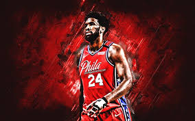 If you want to have a quality time on while surfing on the web you should try our joel embiid extension. Download Wallpapers Joel Embiid Philadelphia 76ers Nba Cameroon Basketball Player Portrait Red Stone Background National Basketball Association For Desktop Free Pictures For Desktop Free