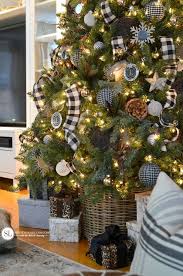 Black And White Plaid Buffalo Check Christmas Tree 2015 Michaels Dream Tree Challenge Bystephanielynn Rustic Christmas Tree Buffalo Check Christmas Christmas Tree Decorations