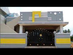 These days, people really love single floor designs, especially in kerala. Individual Houses Modern Front Elevations Single Floor Home Designs House Elevati Small House Front Design Single Floor House Design Village House Design