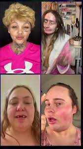 Makeup transformation/ transition challenge #makeupbeforeandafter #dentures  #transformationalmakeup #faketeeth #withorwithoutmakeup #beforeandafters  #trendin #makeup #transformation ...