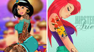 Hipster ariel would point out. Disney Princesses Reimagined With Tattoos And Piercings Geekspin