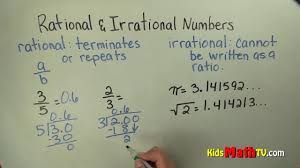 People have calculated pi to over a quadrillion decimal places and still there is no pattern. Differentiating Between Rational And Irrational Numbers 8th Grade Youtube