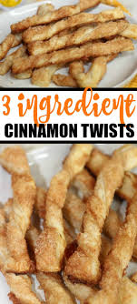 3 Ingredient Cinnamon Twists Recipe Easy Dessert Recipes Quick Easy Baking Recipes Desserts Cinnamon Twists