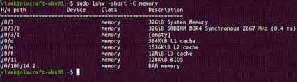 Linux Check Ram Speed And Type Commands - Nixcraft