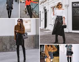 Une large gamme d'options de tenue jupe noire s'offre à vous comme des polyester 100%. 1001 Idees De Tenue Avec Jupe En Cuir Moderne Et Chic