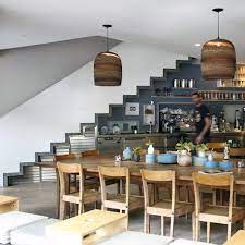 Federal Cafe By Barbara Appolloni Iremozn Cafe Bar Restaurant Design Cafe Bar Interior Stairs In Kitchen Kitchen Under Stairs