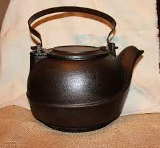 Antique Cast Iron Tea Coffee Water Kettle Vintage Old Camp Pot Etsy Antique Cast Iron Water Kettle Antiques