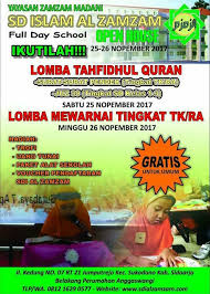 Bahkan apabila ada siswa dari keluarga yang tidak mampu dan berprestasi pihak. Sd Islam Al Zamzam Sukodono Posts Facebook