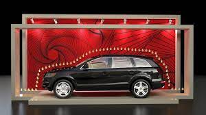 Audi Car Display 3d Model In 2021 Exhibition Booth Design Display Display Design