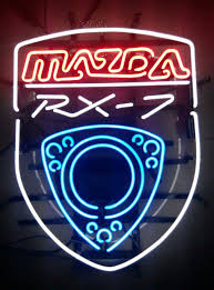 Mazda Rx 7 Neon Sign Real Neon Light Z1317 Mazda Rx7 Mazda Neon Signs