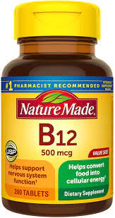 Before taking vitamin b12 capsule consult with you. Amazon Com Nature Made Vitamin B12 500 Mcg Tablets 200 Count Value Size For Metabolic Health Health Personal Care