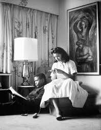 Why did the beautiful joanna shimkus choose a black man? Young Sidney Poitier With Wife 1959 Gordon Parks Gordon Parks Photography Photo