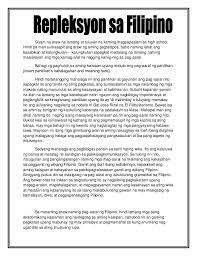 A reflection paper is an essential and distinct kind of academic article. Reflection Paper Example Tagalog My Sexual Self Reflection April 7th Human Sexuality My Sexual Self Reflection Studocu Having Critical Writing And Thinking Skills Help With The Development Of A Reflection