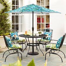 No matter how much room you have, a table and a set of chairs are often the first thing we add when decorating our outside space. Garden Treasures Davenport 5 Piece Patio Dining Set At Lowes Com Round Outdoor Dining Table Iron Patio Furniture Patio Furniture Sets