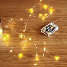 Amazon Com Gardendecor Led String Lights 50 Leds Decorative Fairy Battery Powered String Lights Copper Wire Light For Bedroom Wedding 16ft 5m Warm White Garden Outdoor