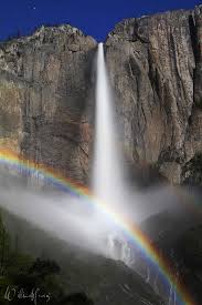 Upper Yosemite Falls Moonbow Yosemite Falls Yosemite Waterfall